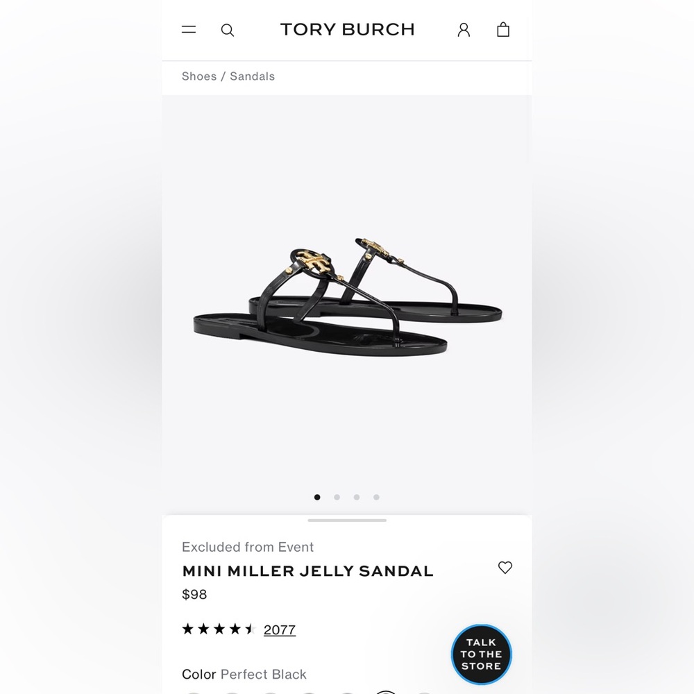 Tori Burch mini miller flat thing-TPU